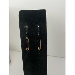 safety pin earrings